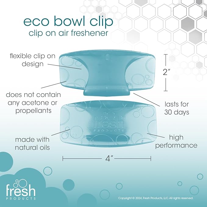 Fresh Products Eco Bowl Clip Air Freshener Versatile Design Toilet Freshener - Image 5