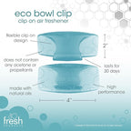 Fresh Products Eco Bowl Clip Air Freshener Versatile Design Toilet Freshener - Image 5