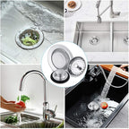 Kitchen Sink Drain Strainer 6 Pack Stainless Steel Sink Stopper, Anti-Clogging - Image 6