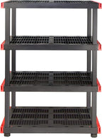 CX Craftsman 4-Tier Highly Durable Storage Rack, 4 Shleves That Support up to 200lbs/shelf, Organization and Storage, Weather-Resistant Design, Easy Assembly, American Made (55H x 40W x 24D) - Image 4