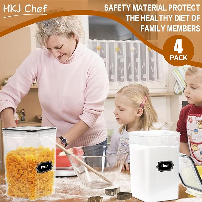 4 Pack Extra Large Airtight Food Storage Containers - Image 7