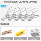 Clothes Pins Heavy Duty Outdoor, Metal Clips Heavy Duty - Image 3