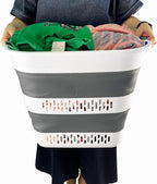 SAMMART 40L Collapsible Plastic Laundry Basket - Image 6