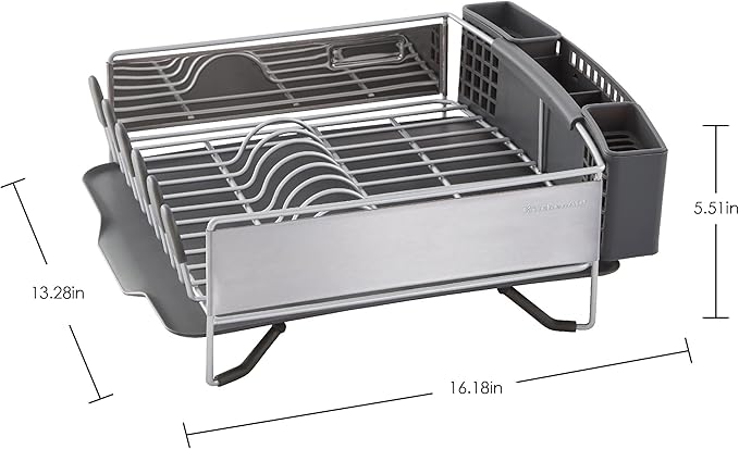 KitchenAid Compact Space Saving, Dish Rack - Image 6