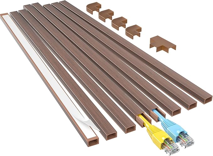 Yecaye Cord Hider, 113in Cord Covers by Yecaye