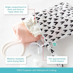 Bumkins Waterproof Wet Bag for Baby, Swim Suit, Cloth Diapers, Pump Parts - Image 3