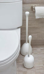 OXO Good Grips Compact Toilet Brush & Canister, Toilet Bowl Brush and Holder - Image 9