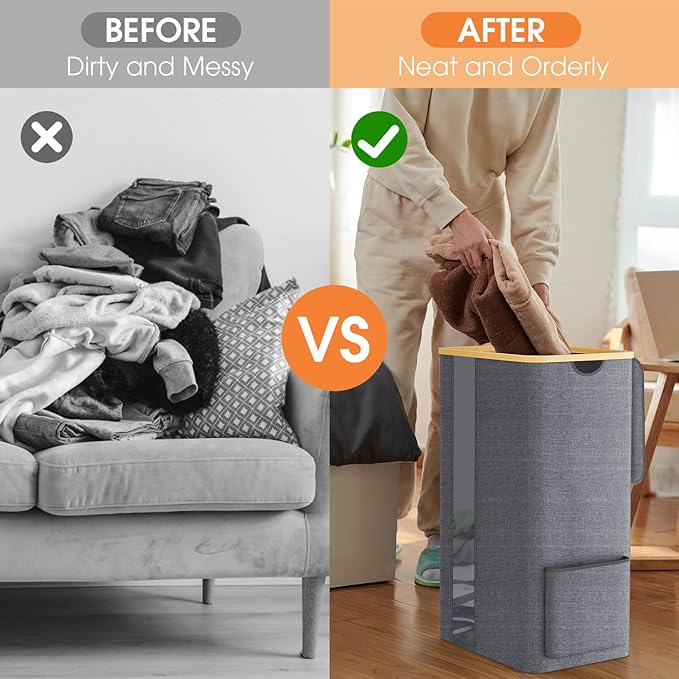 Laundry Basket Clothes Hamper - Image 3
