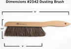 ALVIN 2342 Comfort Curve Dusting Brush, 100% Horsehair and Wood Handle - Image 3