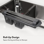 Roll Up Dish Drying Rack Over The Sink, 304 Stainless Stee Dish Drainer - Image 6