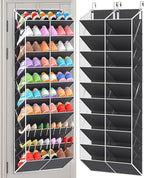 20-30 Pairs Over the Door Shoe Organizer, 10-Tier Door Shoes Rack, Handing by UVIAHOMIHOMEORGANIZER