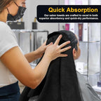 Salon Towels 24 Pack, Microfiber Barber Towels Bulk, Hair-Drying Cloth Super - Image 4