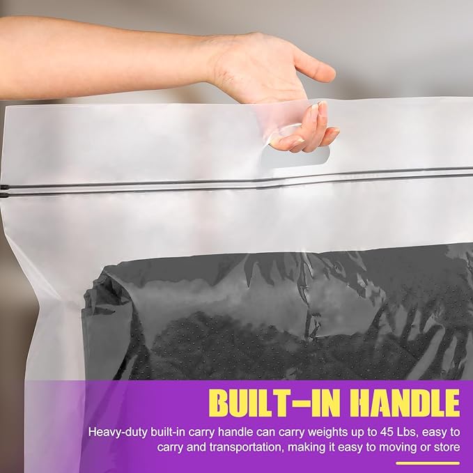 25 Gallon Extra Large Storage Bags 35”x 24”Resealable Clear Bags - Image 5