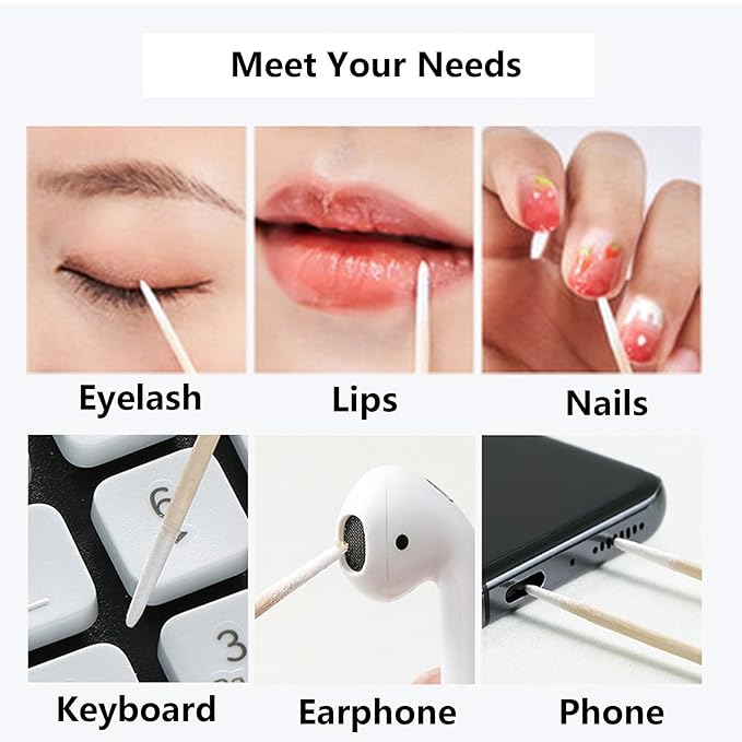 800PCS Pointed Cotton Swabs, 4 inch Microblading Cotton Swab - Image 5