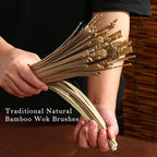 12-Inch Bamboo Wok Brush, Flat Brush, Kitchen Cleaning Brushes - Image 6