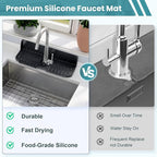 Kitchen Sink Splash Guard，Sink Draining Pad Behind Faucet，Faucet Mat - Image 7