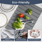 Meowoo Stone Drying Mat for Kitchen Counter, 15.7"x11.8" Foldable Diatomaceous - Image 4