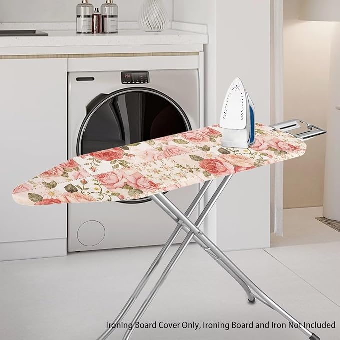 Sprowallow Roses Ironing Board Covers 15x54 Easy Installation Scorch Resistant - Image 2