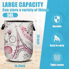 Romantic Paris Eiffel Tower Laundry Basket, Laundry Hamper Collapsible Oxford - Image 2