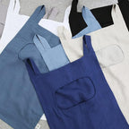 Amazhiyu 100% Linen Door Hanging Laundry Hamper Bag, 19x27 Inches - Image 5