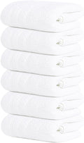 Tens Towels Pack of 6 Hand Towels, 100% Cotton, Lighter Weight, Quick to Dry by TensTowels