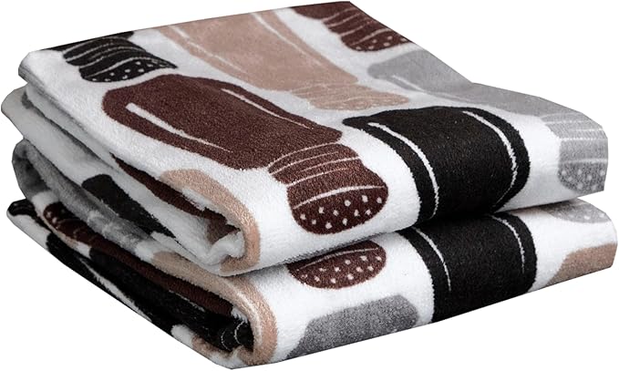 T-Fal Fiber Reactive Print Kitchen Towels: Highly Absorbent, Super Soft by T-falbrand