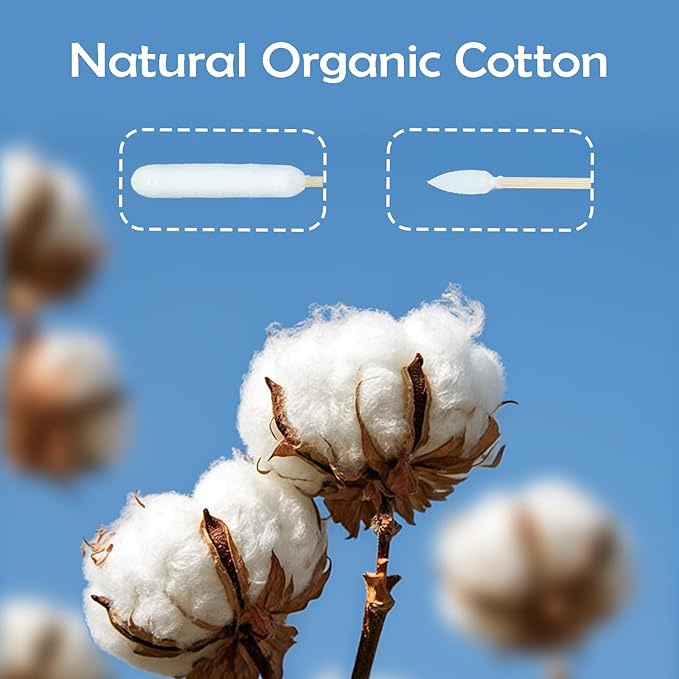 100 Pcs 6 Inch Extra Long Pet Cotton Swabs - Image 3