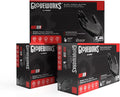 GLOVEWORKS Black Nitrile Gloves 5 Mil Disposable, Latex Free, Textured Grip by GLOVEWORKS