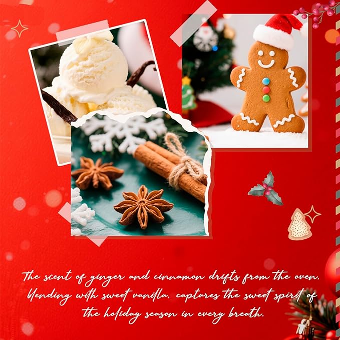 Reed Diffuser Set, Gingerbread Joy Christmas Oil Diffuser - Image 2