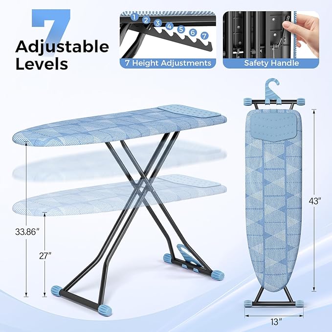 KINGBOARD Ironing Board, Compact Iron Board - Image 2