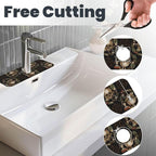 Wiccan Wicca Skull Mushroom Mushrooms Witchcraft Kitchen Sink Splash Guard - Image 3