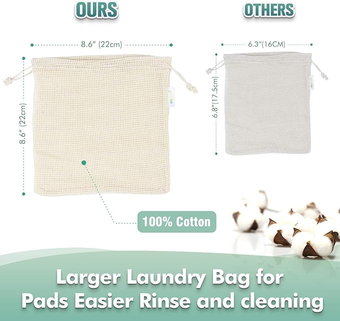 Wegreeco Reusable Cotton Rounds - Image 4