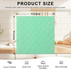 Homaxy 12 Pack Kitchen Dish Cloths, Super Soft and Absorbent Coral Velvet Dish - Image 5