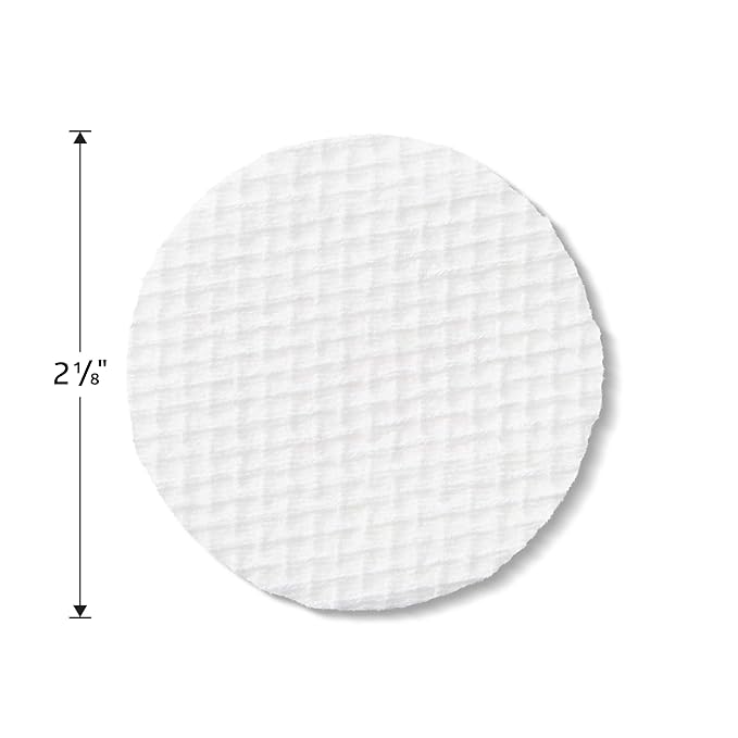 Simply Soft Hypoallergenic Exfoliating Dual Textured Cotton Rounds Pads - Image 4