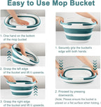 Collapsible Mop Bucket with Handle - Image 3