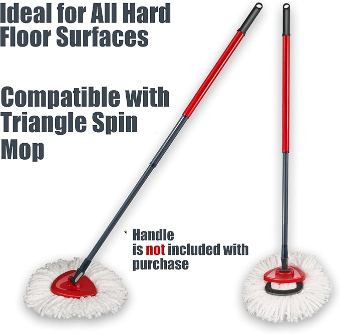 7 Pack Mop Head Replacement for O Cedar: Spin Mop Refill Compatible - Image 6