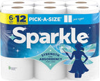 Sparkle Pick-A-Size Paper Towels, 6 Double Rolls by Sparkle%C2%AE