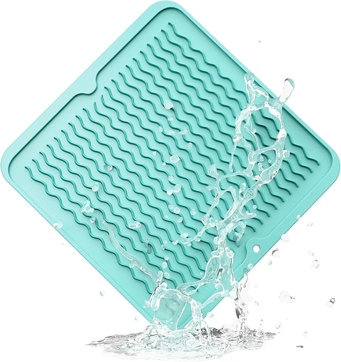 ZLR Silicone Dish Drying Mat 12" x 12" Square by ZLR