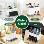 Toothbrush Holders for Bathrooms, Adjustable 6 Slots Electric Toothbrush and - Image 5