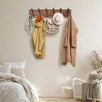Coat Rack Wall Mount, Wooden Heavy Duty Coat Rack - Image 6