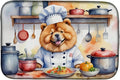 Caroline's Treasures DAC6232DDM Chow Chow The Chef Dish Drying Mat Absorbent by CarolinesTreasures