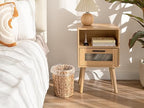 StorageWorks Wicker Waste Basket, Small Trash Can - Image 6