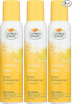Citrus Magic Odor Eliminating Air Freshener Spray, Tropical Lemon by CitrusMagic