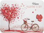 Romantic Valentine's Day Dish Drying Mat by Kawani