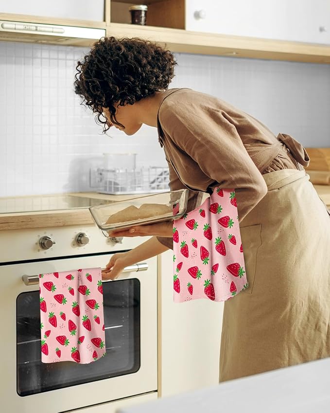 Flour Sack Kitchen Towels Set of 2-18x26 Cotton Dish Towels - Image 6