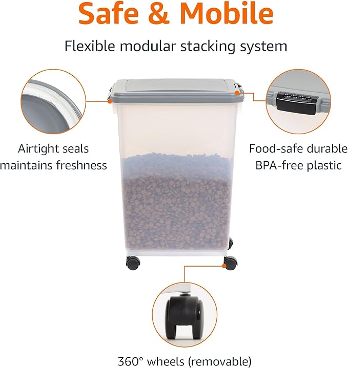 Amazon Basics Airtight Pet Food Storage Container - Image 2