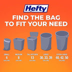 Hefty Medium Trash Bags, Fabuloso Scent, 8 Gallon - Image 6