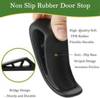 Fursafe&Q Rubber Door Stoppers for Bottom of Door, Door Stop Wedge - Image 5
