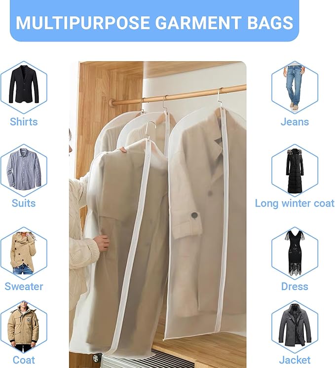 Garment Bags Covers Long Dress Bags - Image 3