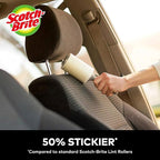 Scotch-Brite 50% Stickier Auto Lint Roller 4 Rollers 48 Sheets Per Roller - Image 3